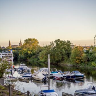 Bootsliegeplatz Neustädter Hafen in Dresden